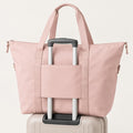 Luhxe Travel Tote in rose with trolley sleeve