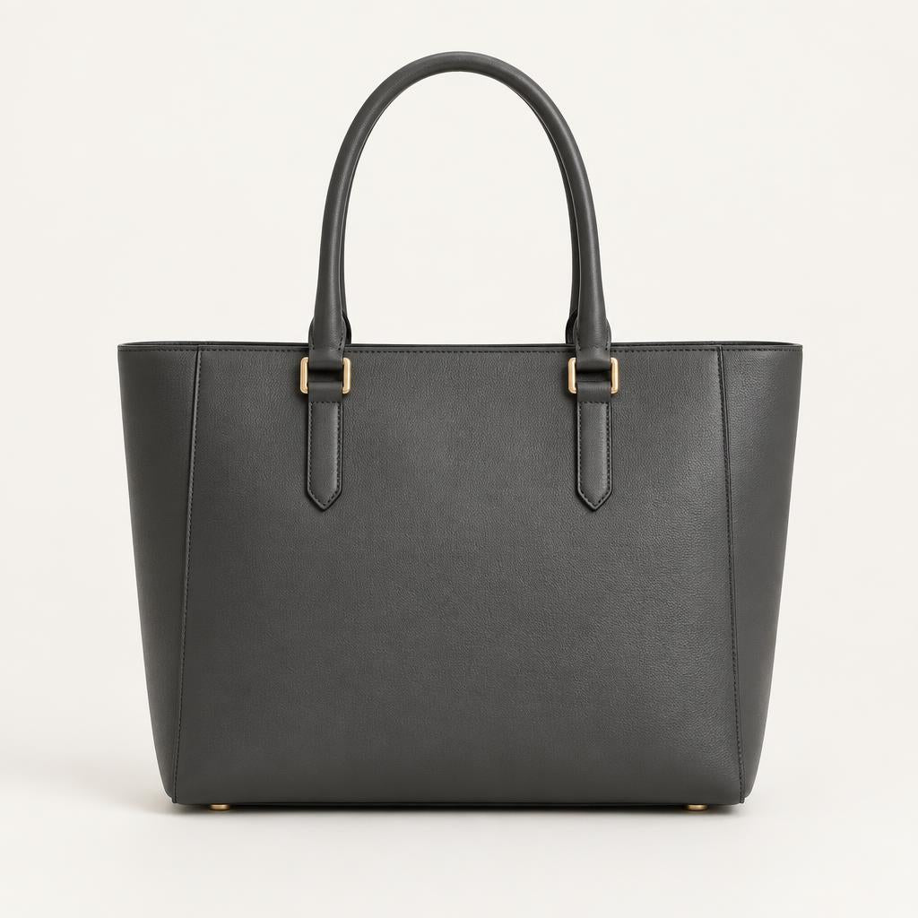 Luhxe Structured Tote in charcoal